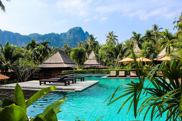 Resort terrace